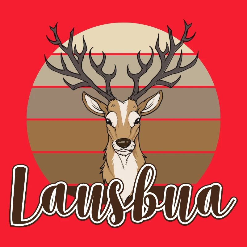 Lausbua Hirsch Lederhosen