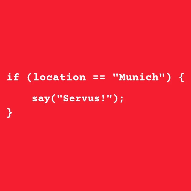 Programmateur drôle de Munich Servus, Bavière