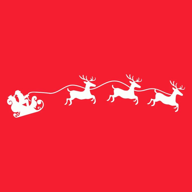 weihnachtsmann schlitten