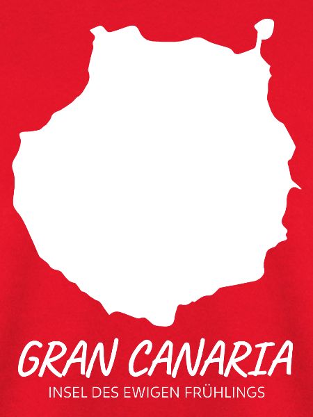 Gran Canaria Kontur weiß