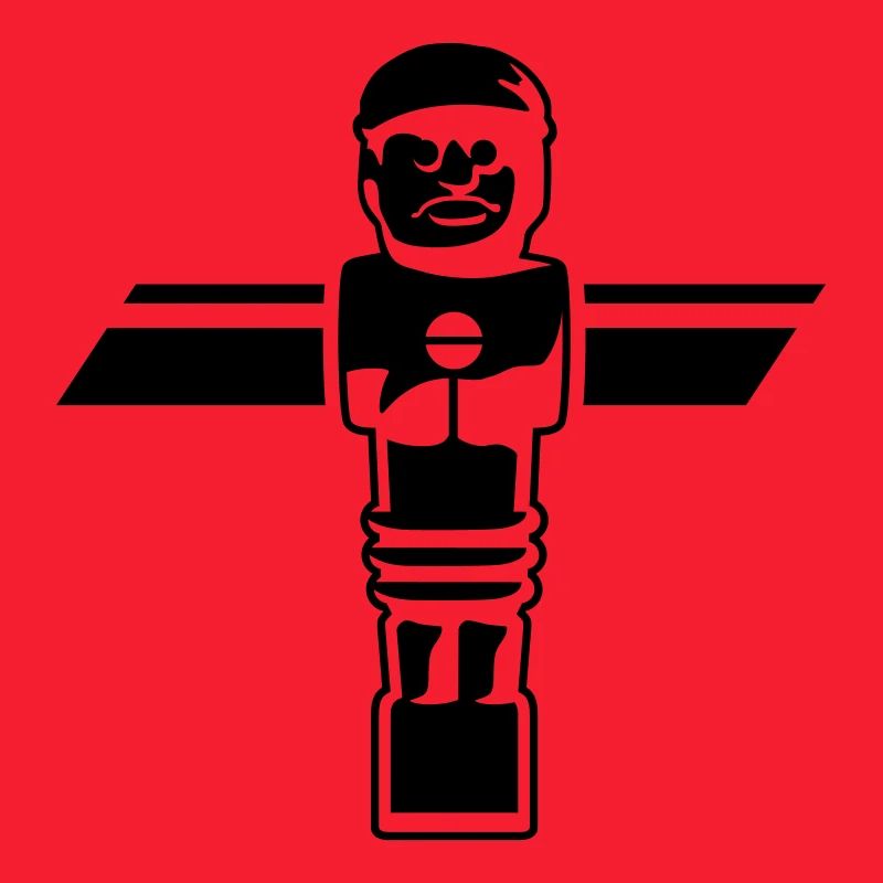 Soccer player (negativ) - Kickershirt