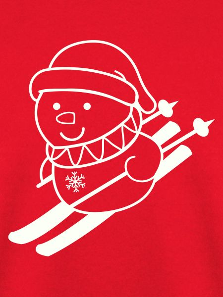 ski fahrer schneemann 01