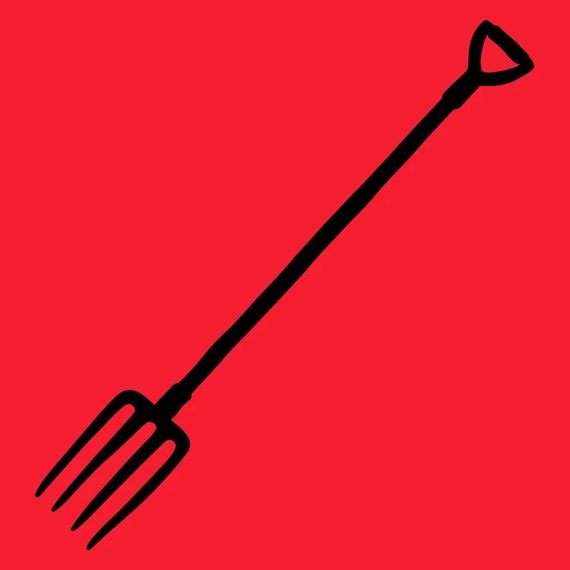 Silhouette Pitchfork Pitchfork Pitchfork