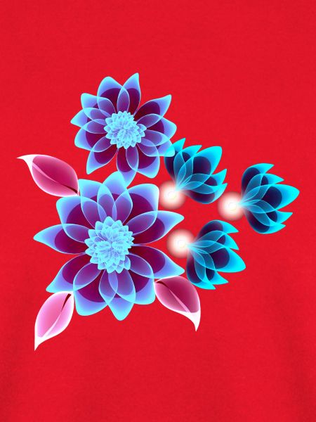 Hypnotische Blumen - Neonblumen