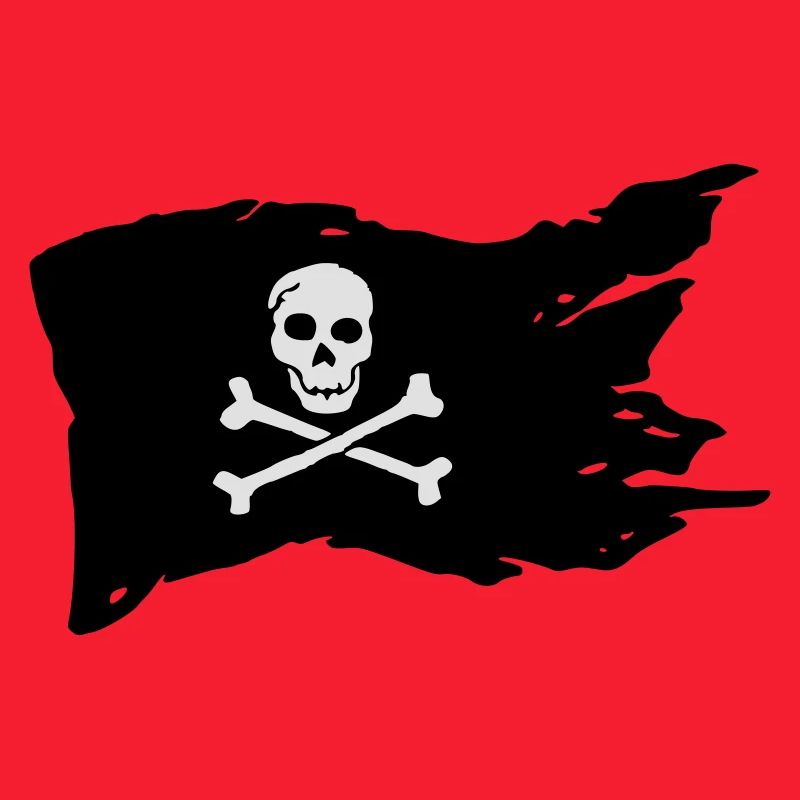 Pirate flag (colors can be customized!)