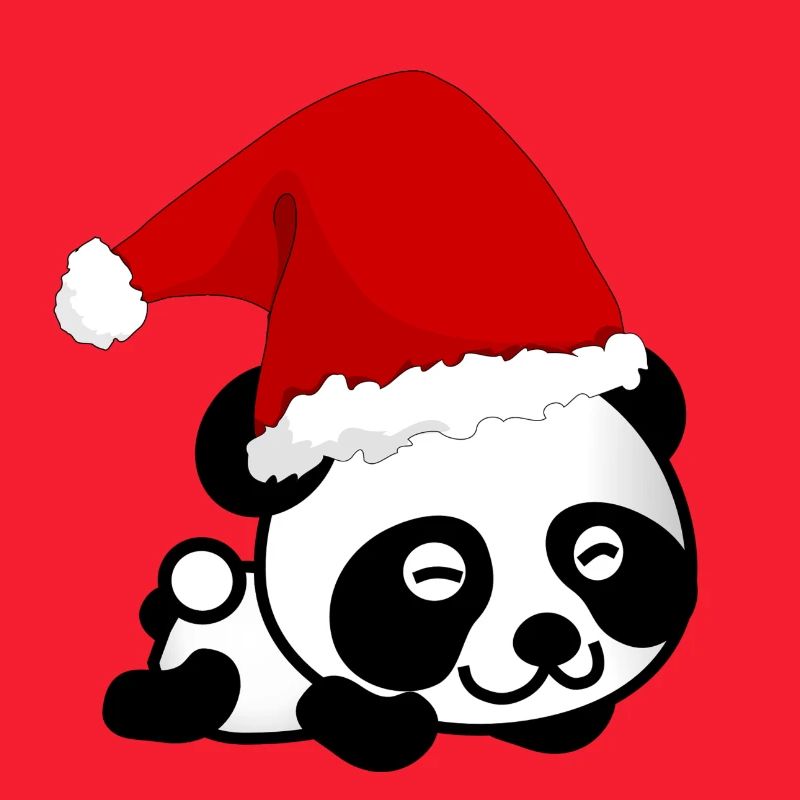 Weihnachtspanda, Panda, Weihnachten