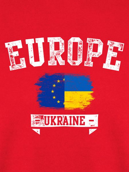 Europa, Ukraine Pinselflaggen-Emblem