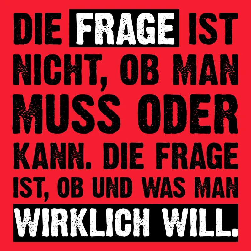 Die Frage ist...