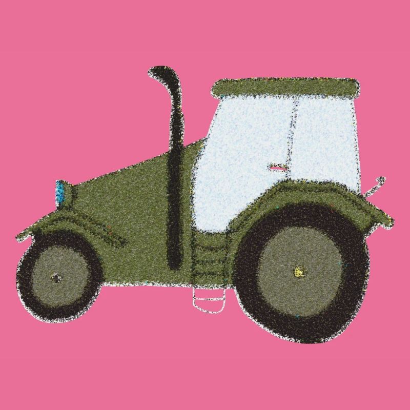 traktor oldtimer impressionismus