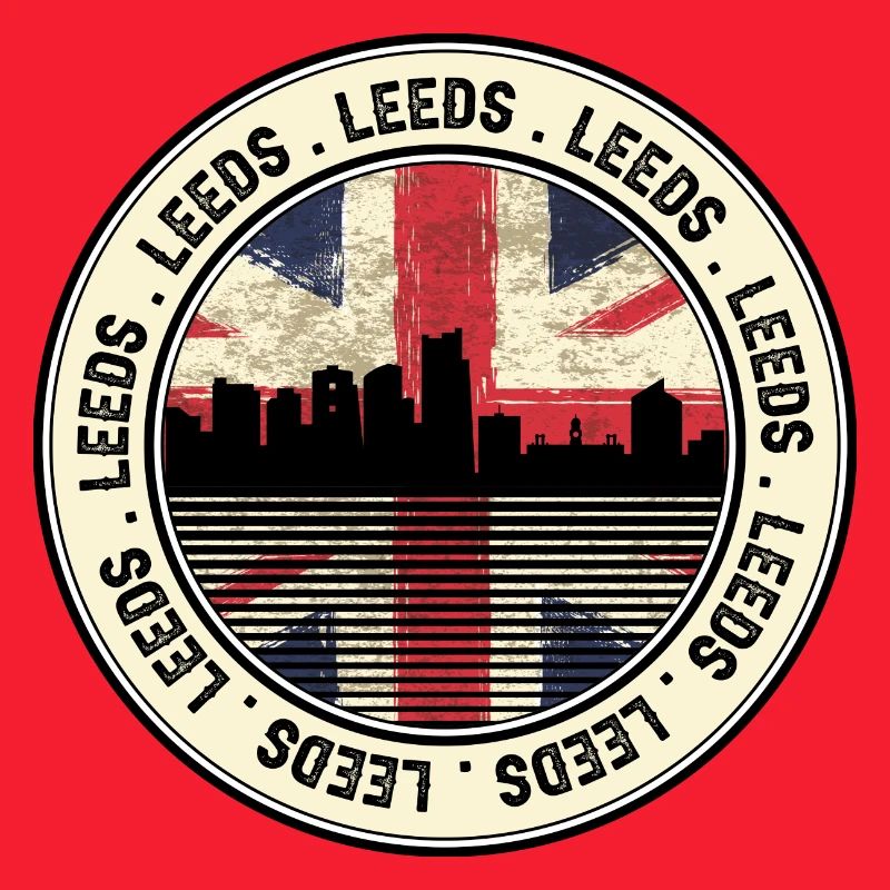 Leeds Skyline Gewerkschaftsabzeichen