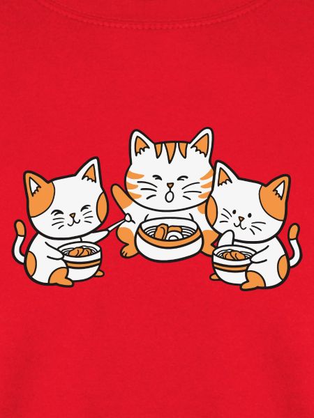 Katzen Nudelsuppe Kawaii