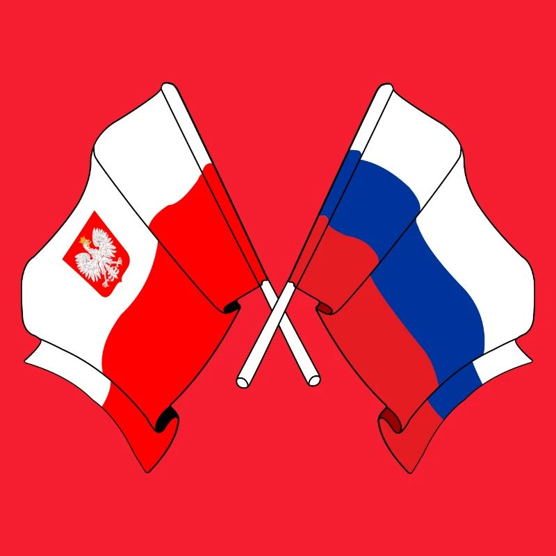Drapeau Pologne, Russie