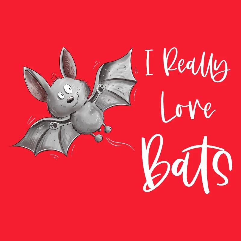 Fluttering Bat I Really Love Bats