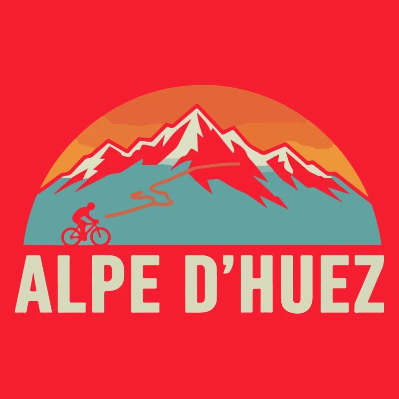 Alpe d'Huez Retro-Rennen