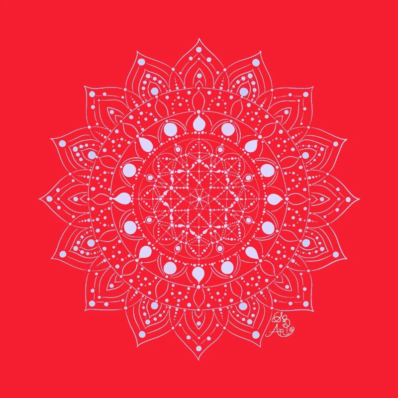 Geometrisches Mandala Muster