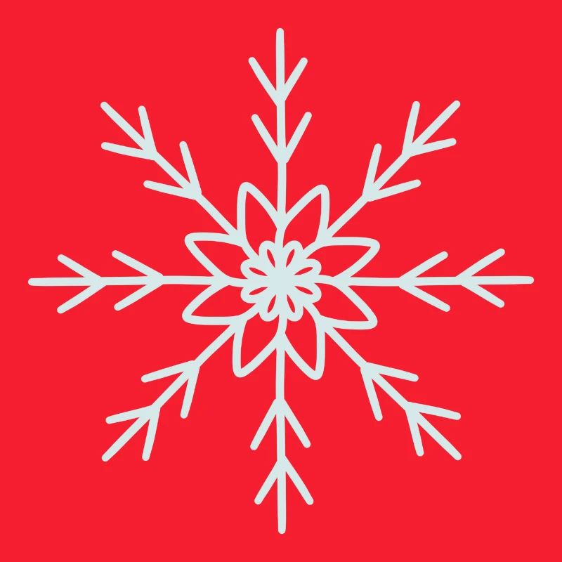 Conception élégante de motif de flocon de neige