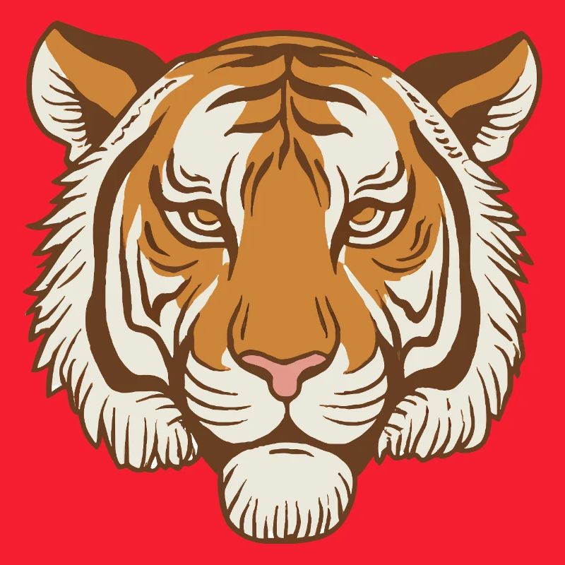 Retro Tiger – Roi de la forêt coréenne