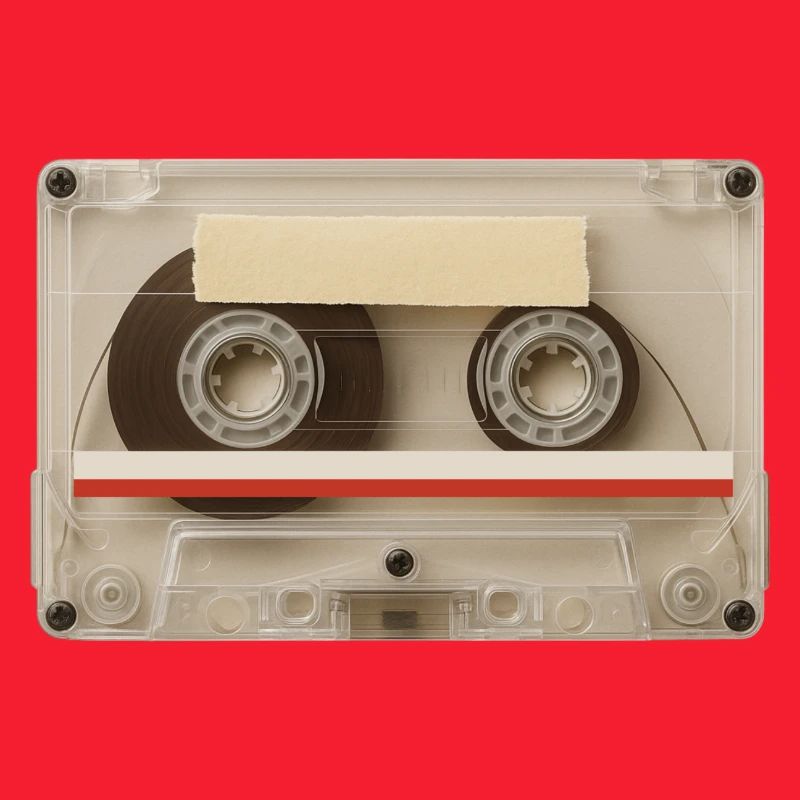 Cassette Transparente – Mixtape Rétro