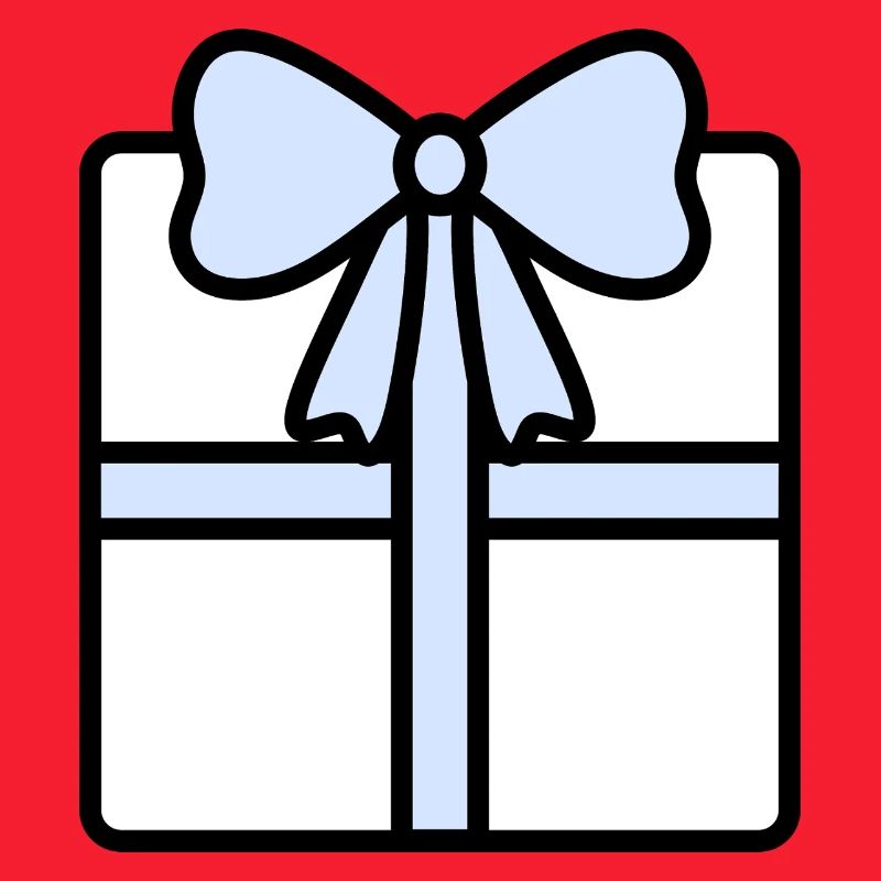 Elegante Geschenkbox mit Band