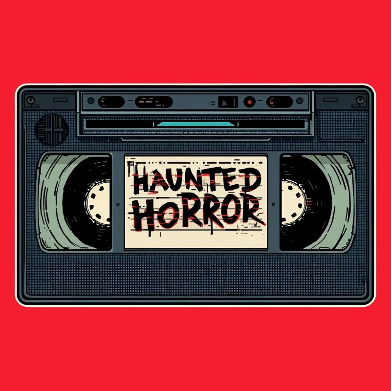 Haunted Horror Kassette Retro