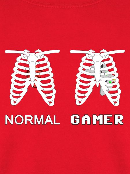Gamer Anatomie Skelett 8bit