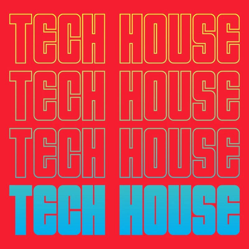 Tech House Neon Wiederholung