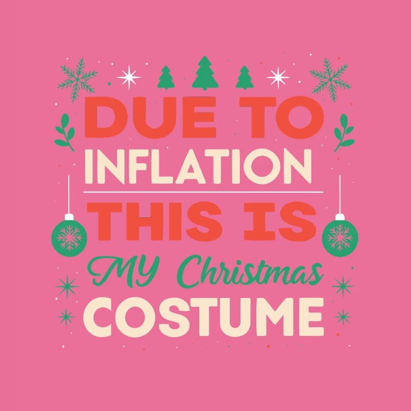 Weihnachten Inflation Kostüm