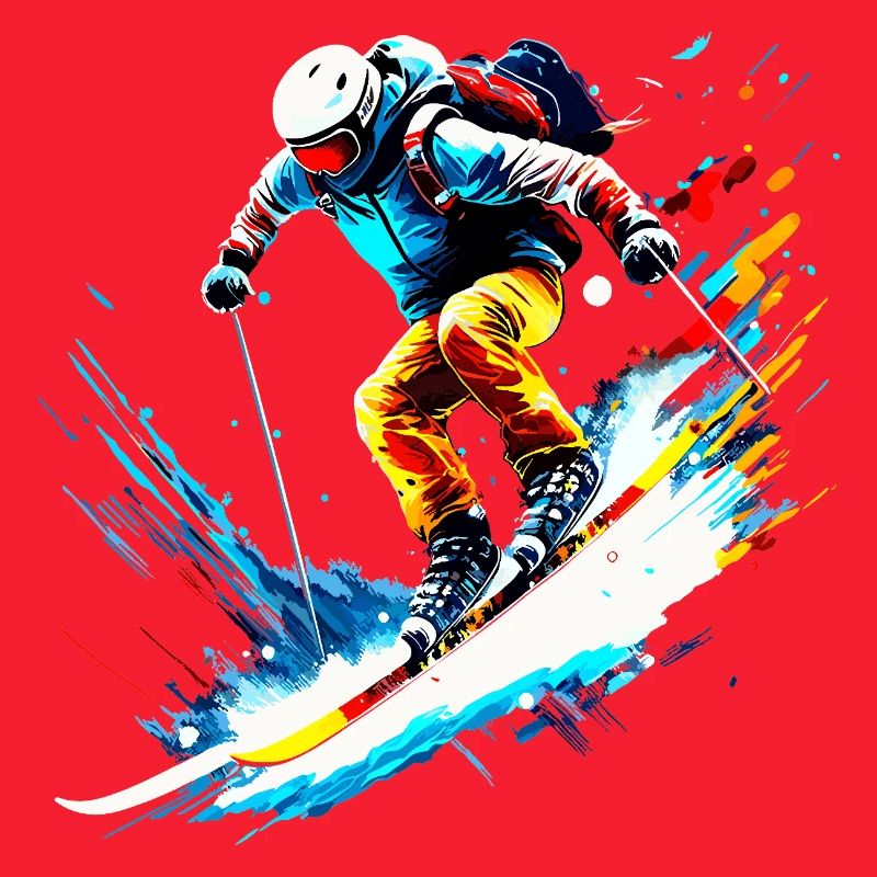 Skifahrer
