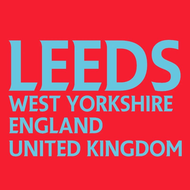 Leeds – England Liedtextdesign