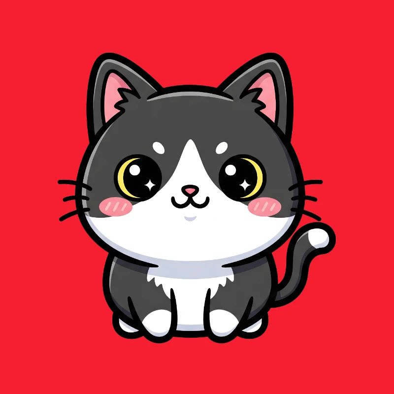 Chibi-Katzen-Anhänger