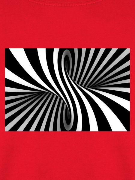 Illusionsspirale Schwarz-Weiß