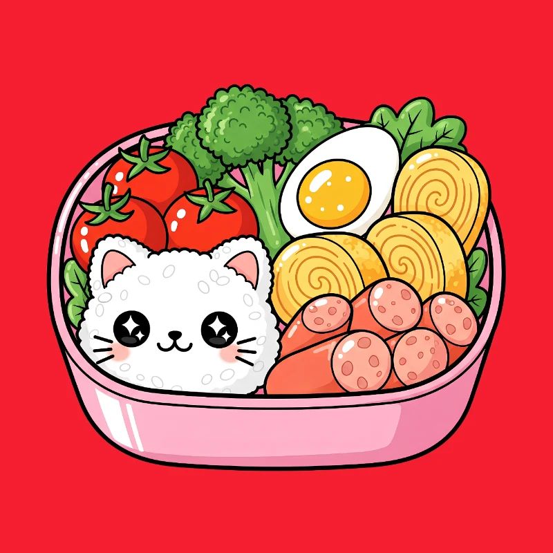 Kawaii Bento Katzenschale