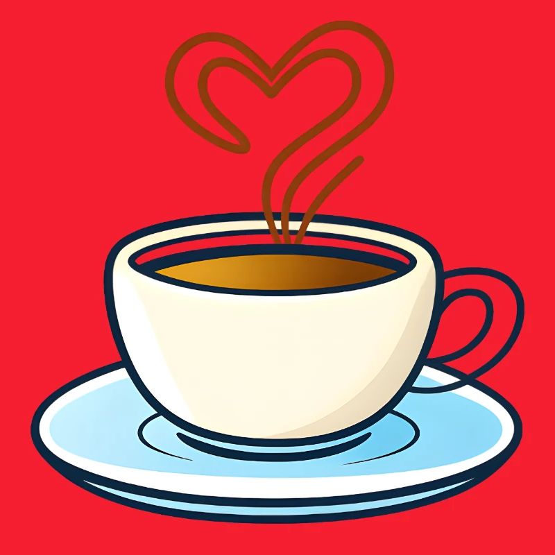 Herzform Kaffeezauber