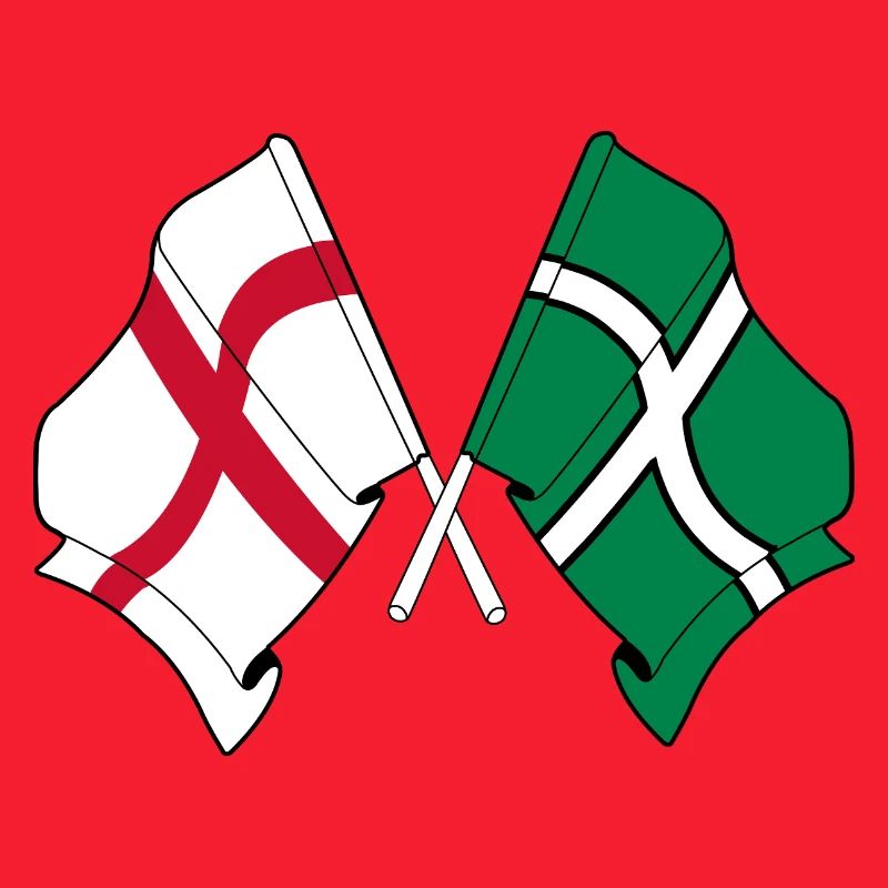 Devon & England Crossed