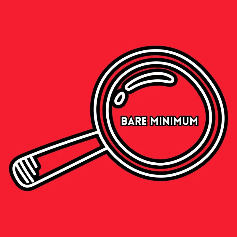 Bare Minimum Magnifying Glass Minimalist Design