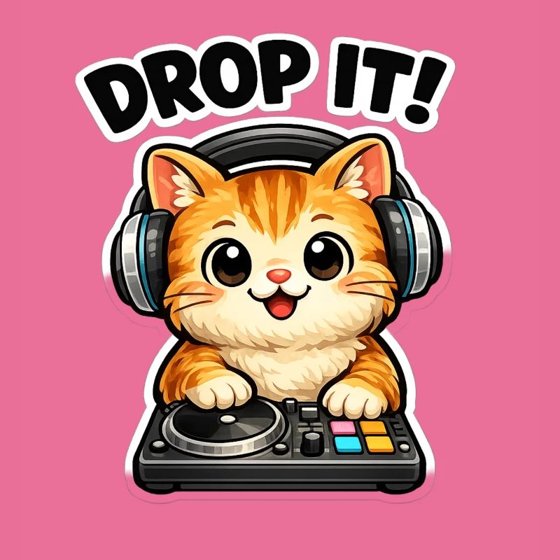 Drop It DJ-Katze