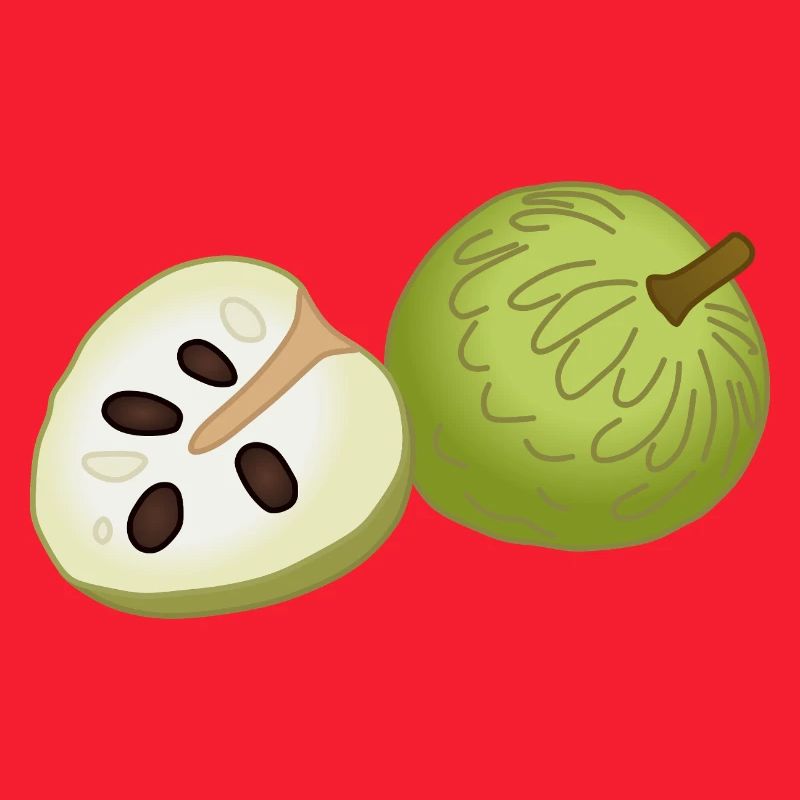 Puddingapfel-Scheibe Pop-Art