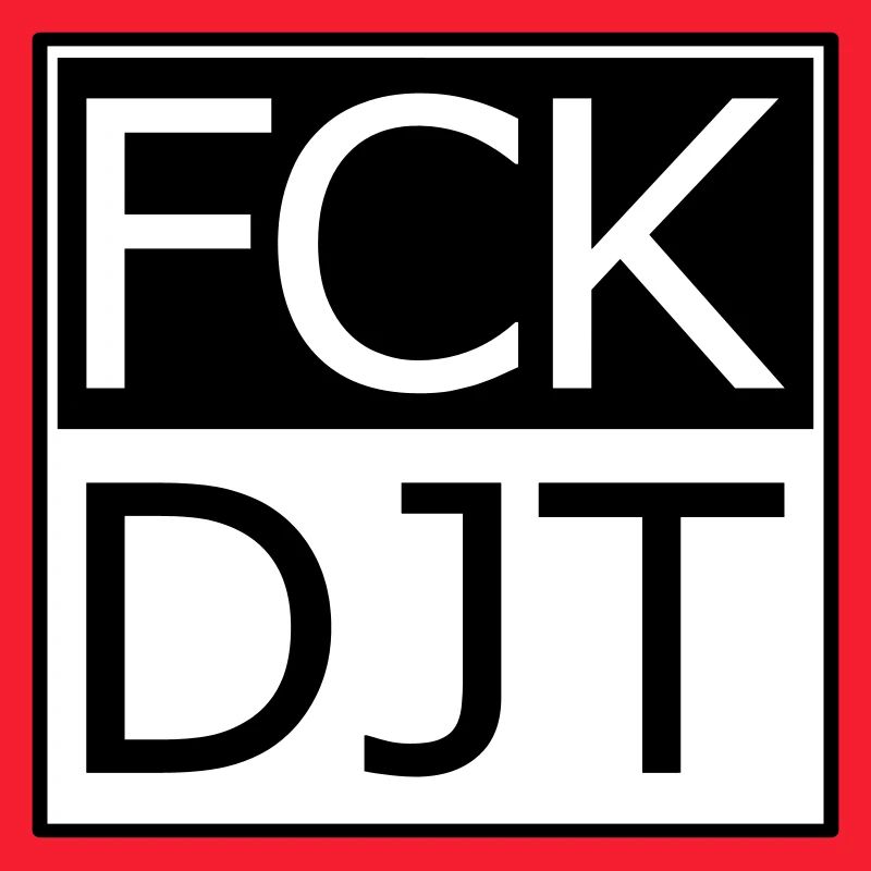 Provokante Blocktypografie Protest