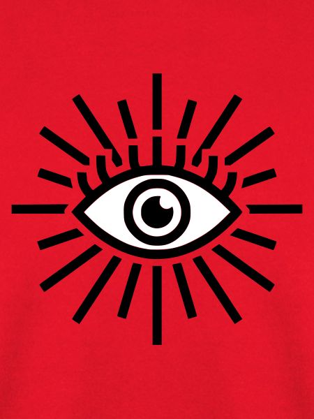 Allsehendes Auge Strahlen