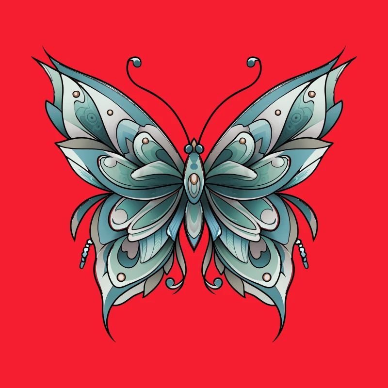 Neo-Traditioneller Schmetterling