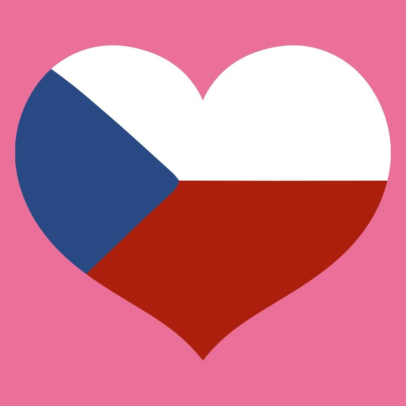 Tschechische Herzflagge