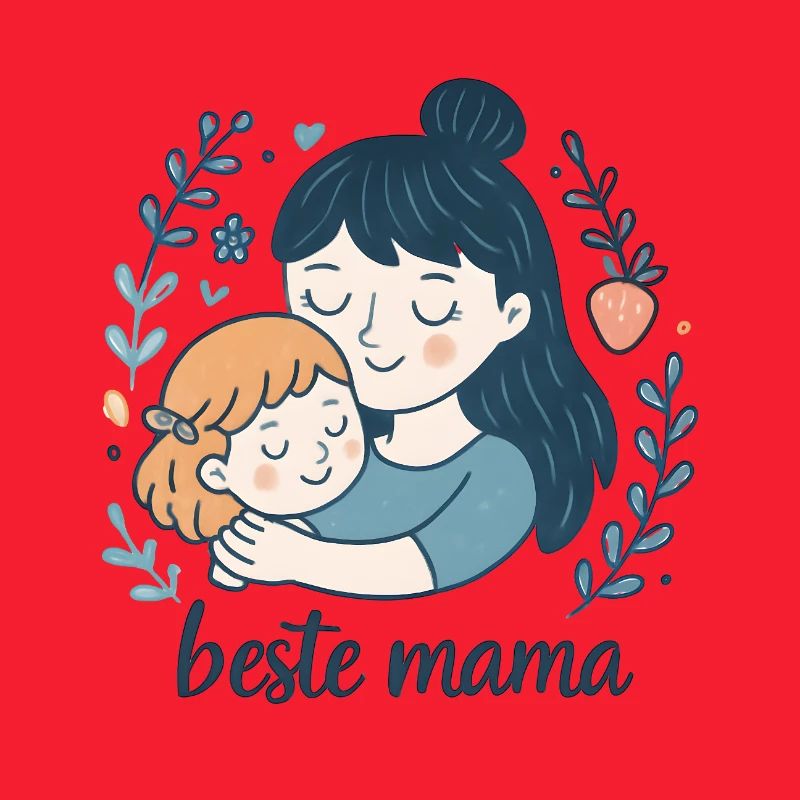 Beste Mama Umarmung