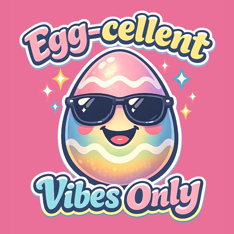 Egg Cellent Vibes Only Easter Easter Egg