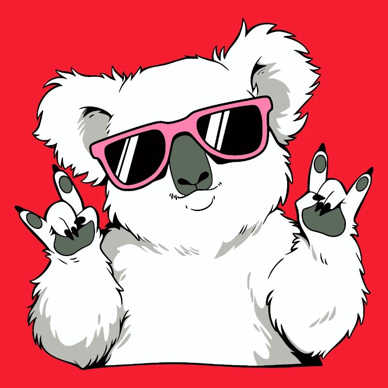 Cooler Koala mit Sonnenbrille