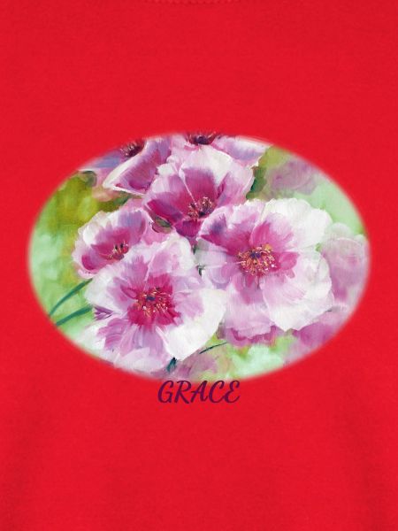 Grace – Lebendige Frühlingsblüten-Ellipse
