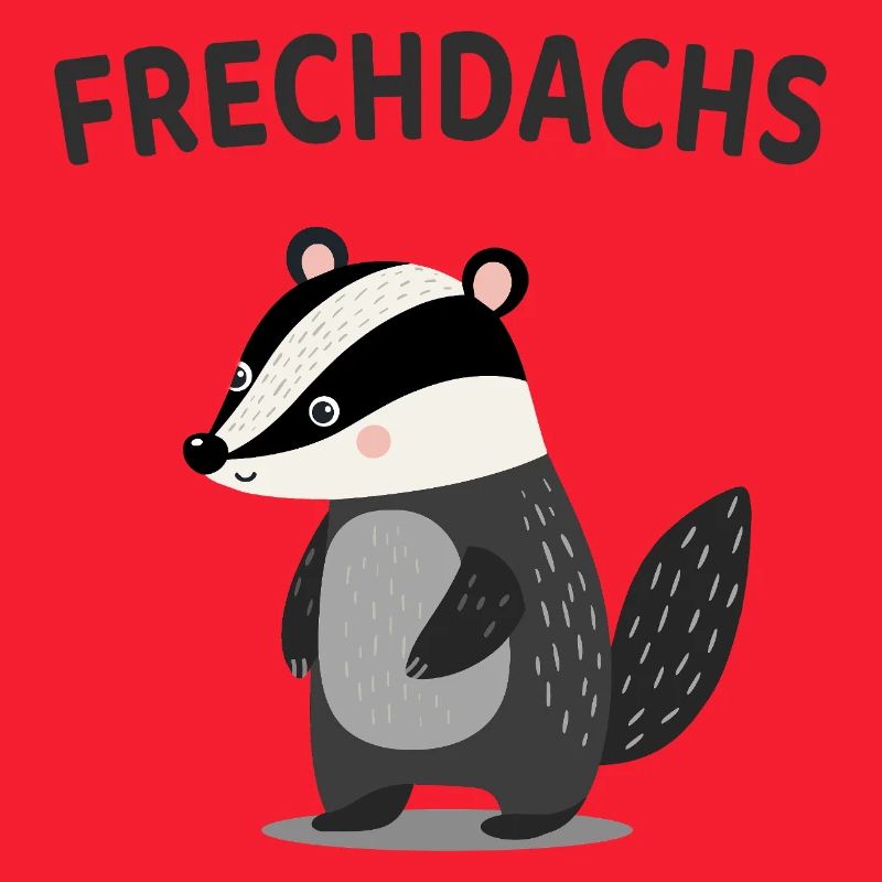 Frechdachs Lustiger Dachs Spruch