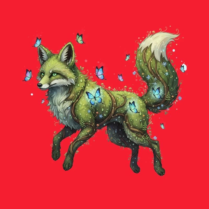 Green Fox Magic Butterfly