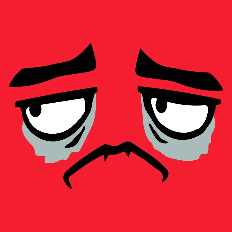 Grumpy sad disappointed face funny
