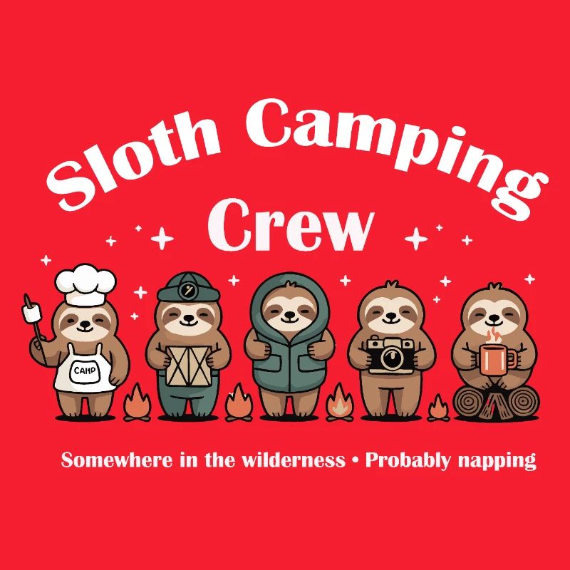Sloth Camping Crew