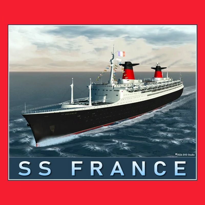 S.S. France auf See